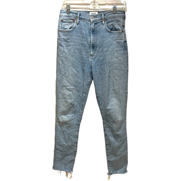Agolde Pinch Waist Frayed Hem Jeans in Size 28 - Picture 2 of 3